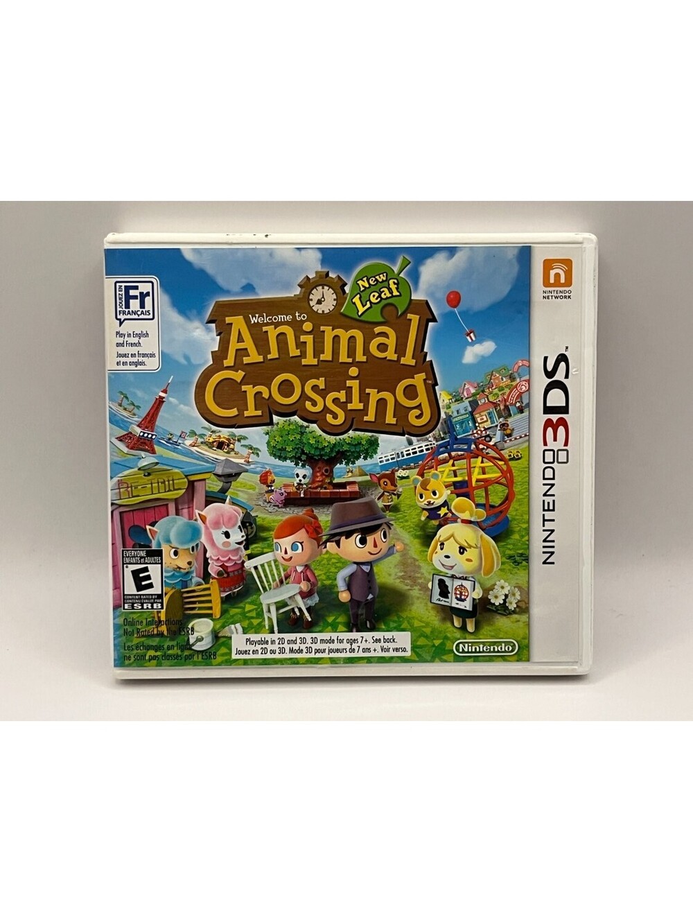 Animal Crossing Leaf Nintendo 3DS Original Game Case Manual Artwork Can OEM